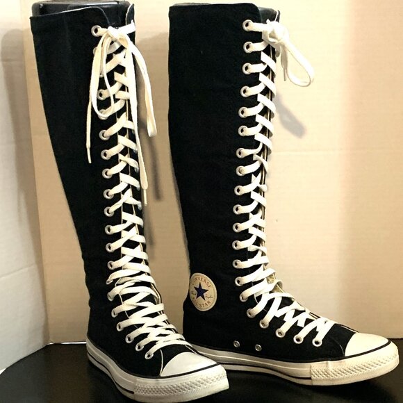 Unisex Converse All Star Chuck Taylor  VINTAGE  Zip-Up Boots Sz 6 mens 8 womans - Picture 1 of 6